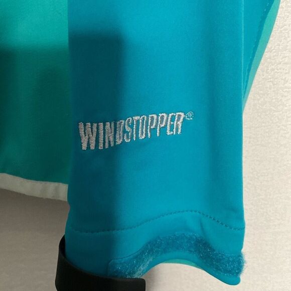 The North Face‎ Women's Large Windstopper Blue TwoTone Softshell Full Zip Jacket - Picture 6 of 11
